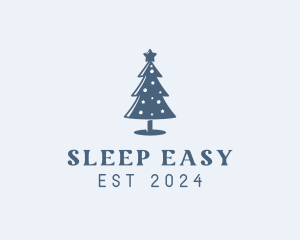 Xmas Christmas Tree  logo design