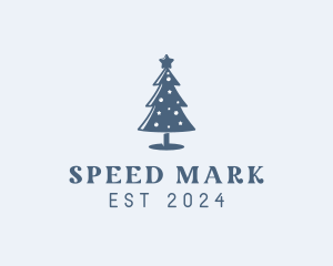 Xmas Christmas Tree  logo design