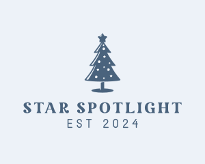 Xmas Christmas Tree  logo design