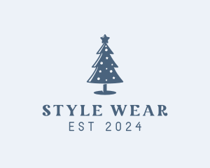 Xmas Christmas Tree  logo design