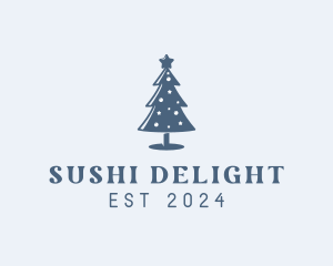 Xmas Christmas Tree  logo design