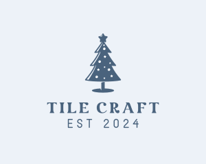 Xmas Christmas Tree  logo design