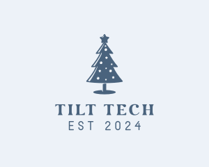 Xmas Christmas Tree  logo design