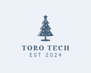 Xmas Christmas Tree  logo design