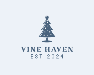 Xmas Christmas Tree  logo design