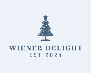 Xmas Christmas Tree  logo design