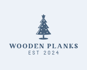 Xmas Christmas Tree  logo design