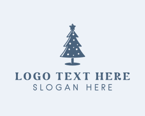 Xmas Christmas Tree  Logo