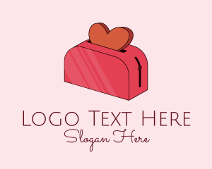 Valentine - Lovely Bread Toaster logo design