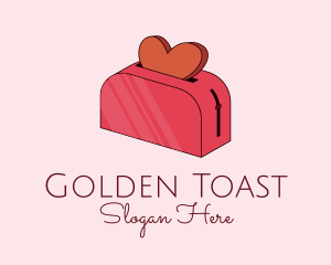 Toast - Lovely Bread Toaster logo design