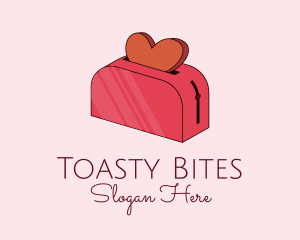 Toaster - Lovely Bread Toaster logo design