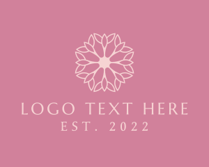 Salon - Floral Beauty Elegant Makeup logo design