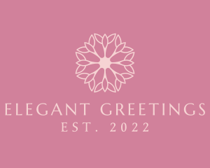 Floral Beauty Elegant Makeup logo design