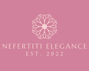 Floral Beauty Elegant Makeup logo design