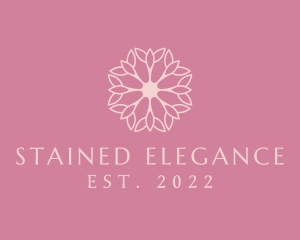 Floral Beauty Elegant Makeup logo design