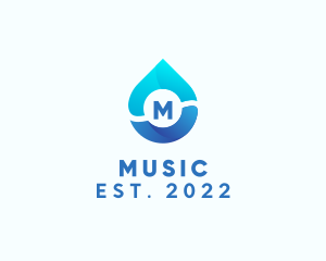 Fluid - Water Cleaner Droplet logo design