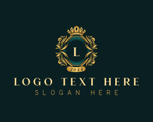 High End - Elegant Royal Crown logo design