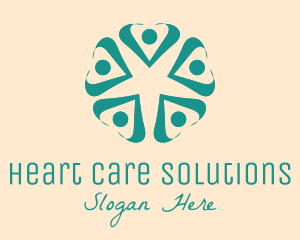 Blue Heart Group logo design