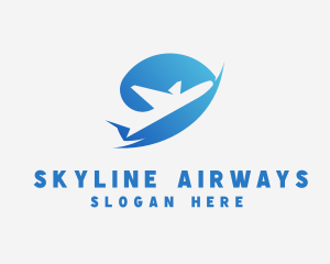 Airliner - Air Travel Transport logo design