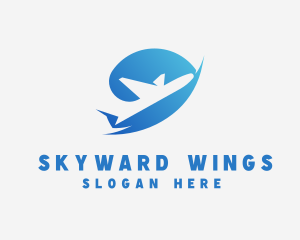 Aeroplane - Air Travel Transport logo design