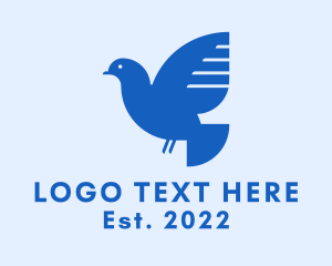 Zoology - Pigeon Bird Aviary logo design