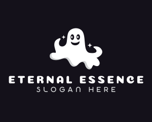 Scary Haunted Ghost logo design