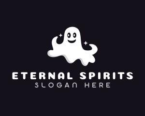 Scary Haunted Ghost logo design