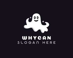 Halloween - Scary Haunted Ghost logo design