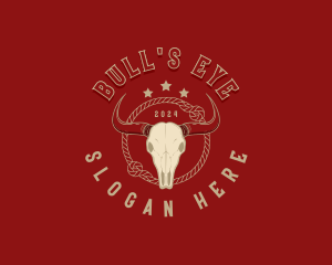 Bull Skull Matador logo design