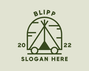 Outdoor Camping Tent Logo