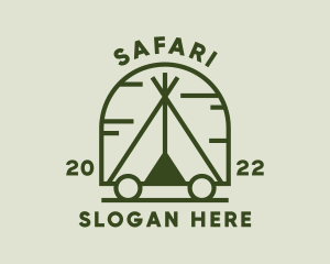 Outdoor Camping Tent Logo