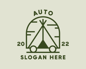 Outdoor Camping Tent Logo