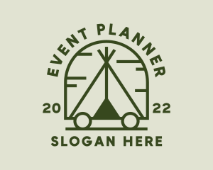 Outdoor Camping Tent Logo