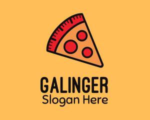 Authentic - Pizza Calorie Metric logo design