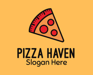 Pizzeria - Pizza Calorie Metric logo design