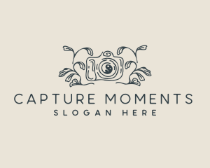 Retro Camera Photography logo design