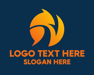 It - Digital Fox Software Business logo design