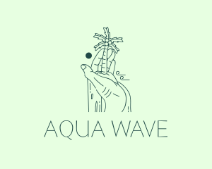 Tidal - Aqua Vacation Summer logo design