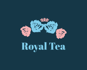 Royal Crown Flower logo design