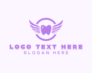 Denture - Wings Dental Clinic logo design