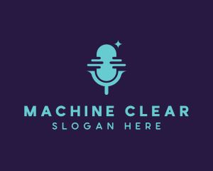 Microphone Media Streaming Logo