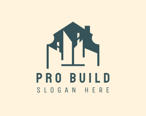 Warehouse Home Building logo design