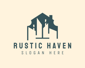 House - Warehouse Home Building logo design