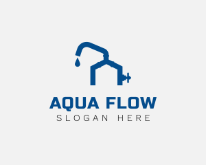 Hydration - House Water Faucet logo design