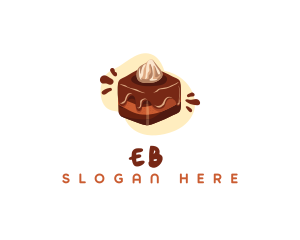Cuisine - Chocolate Dessert Cake logo design