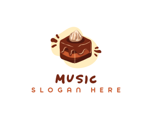 Cacao - Chocolate Dessert Cake logo design