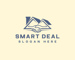 Deal - Real Estate Handshake Agreement logo design