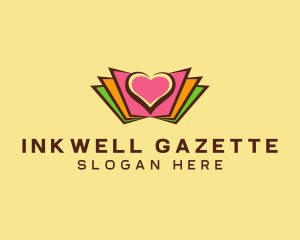 Publication - Book Love Emblem logo design