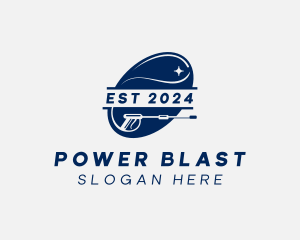 Power Washer Janitorial logo design