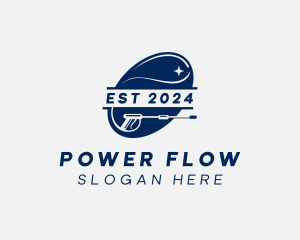 Power Washer Janitorial logo design